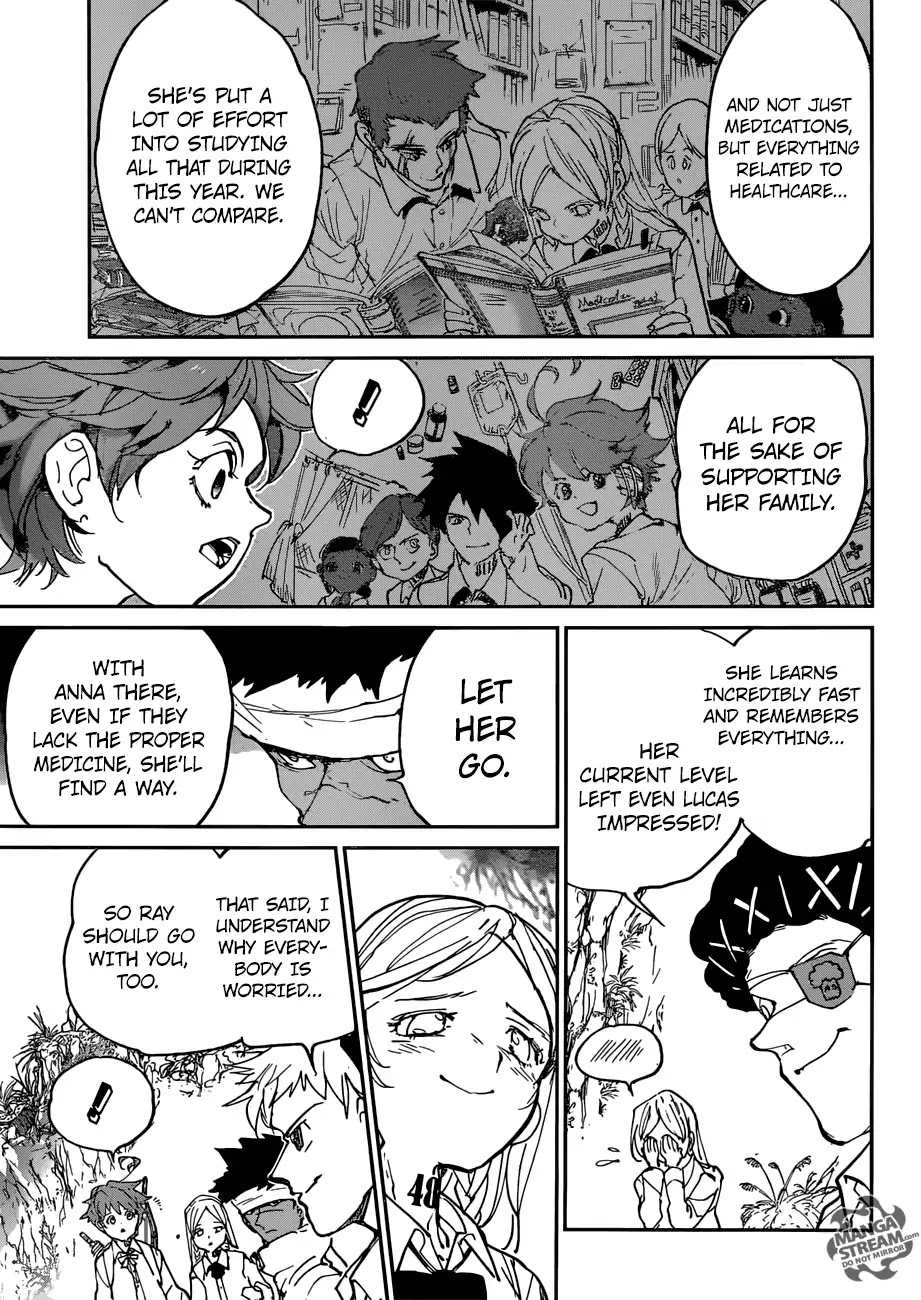 Yakusoku no Neverland Chapter 116 page 8 - Chapter 116: Infiltrating the Cage