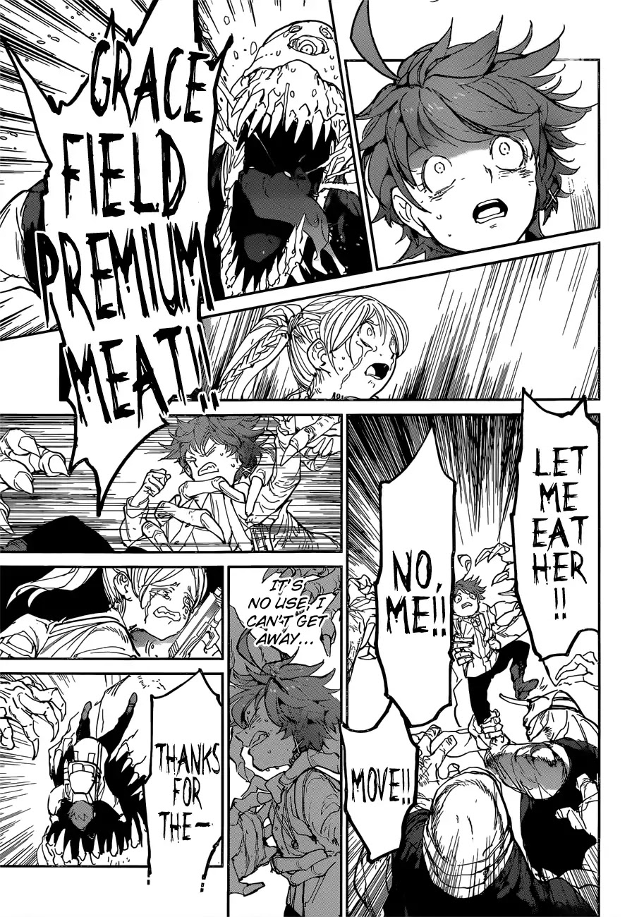Yakusoku no Neverland Chapter 117 page 13 - Chapter 117: Cage Raid (2)