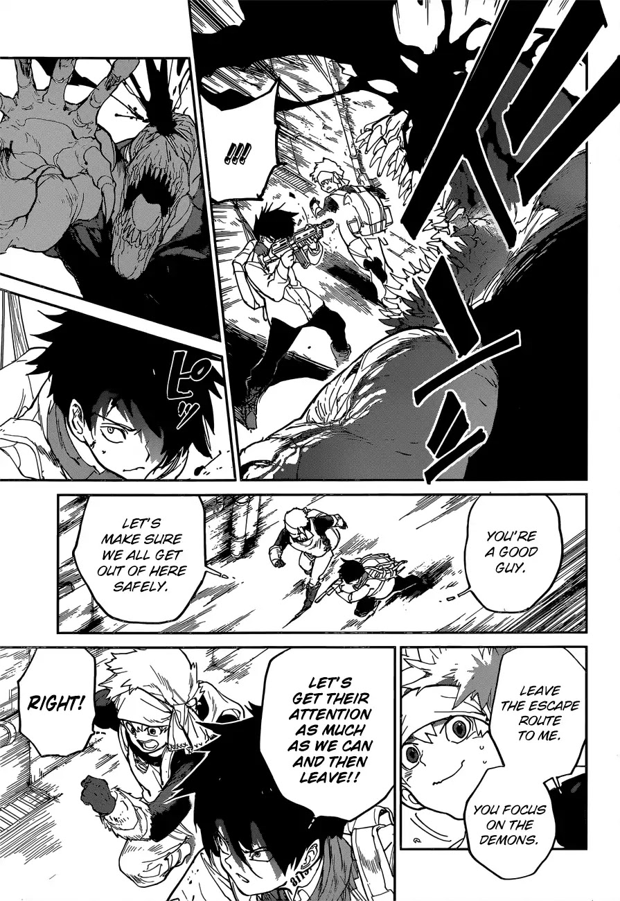 Yakusoku no Neverland Chapter 117 page 7 - Chapter 117: Cage Raid (2)