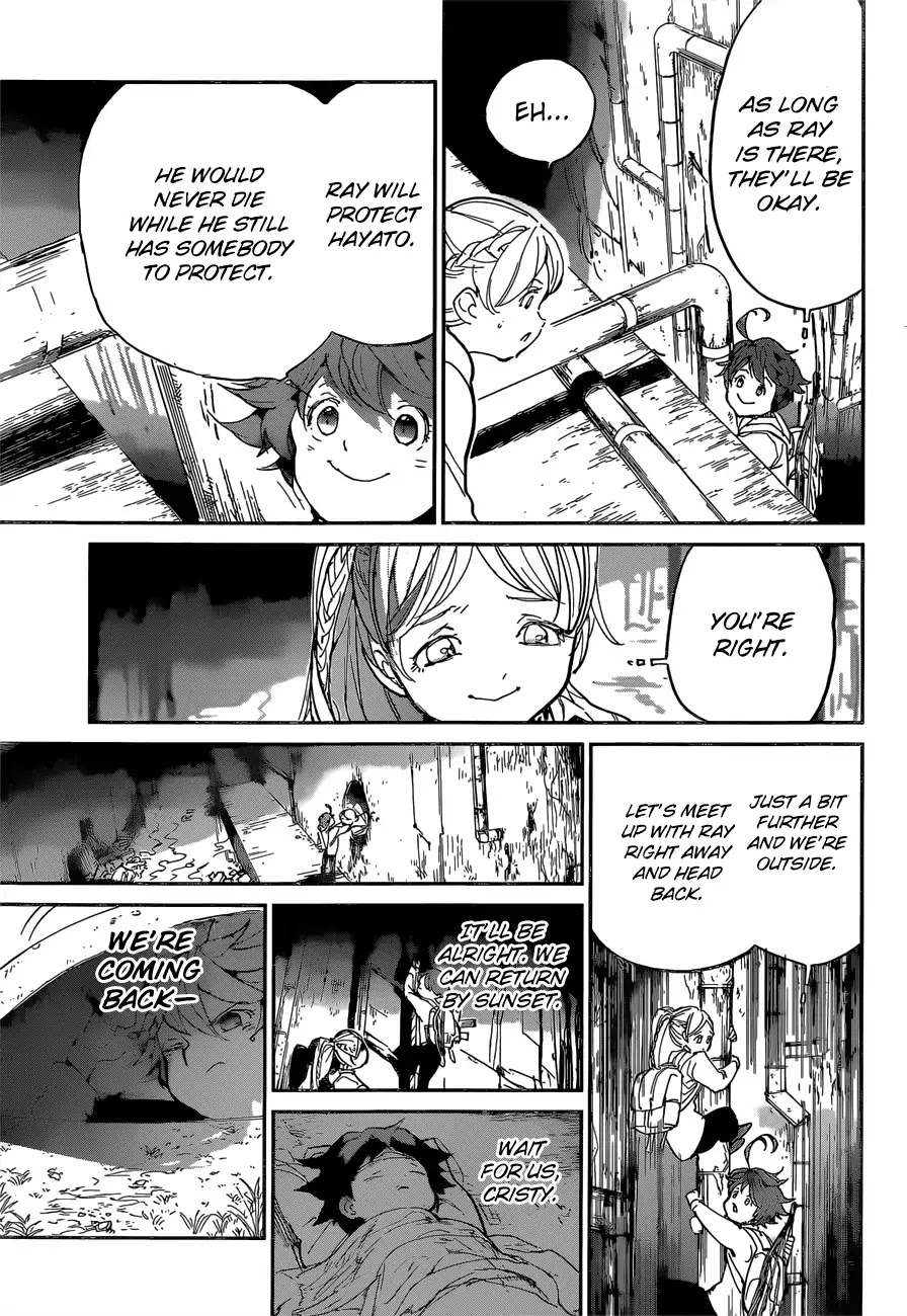 Yakusoku no Neverland Chapter 117 page 9 - Chapter 117: Cage Raid (2)