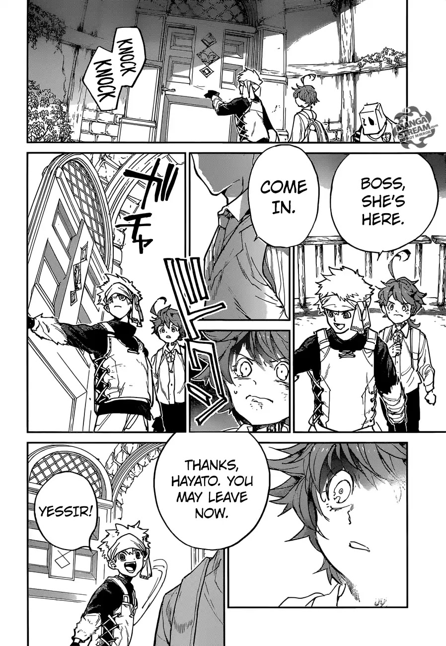 Yakusoku no Neverland Chapter 118 page 16 - Chapter 118: Face to Face