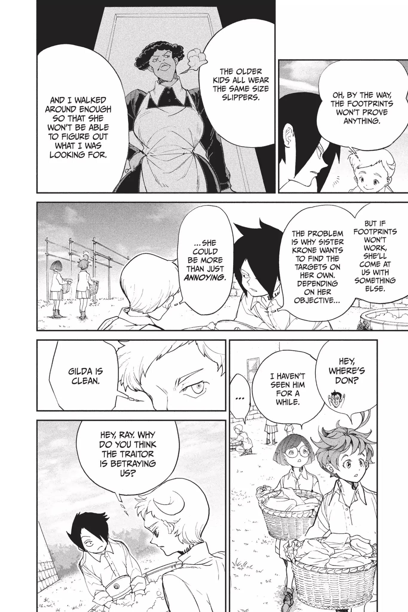 Yakusoku no Neverland Chapter 12 page 14 - Chapter 12: Traitor, Part 2
