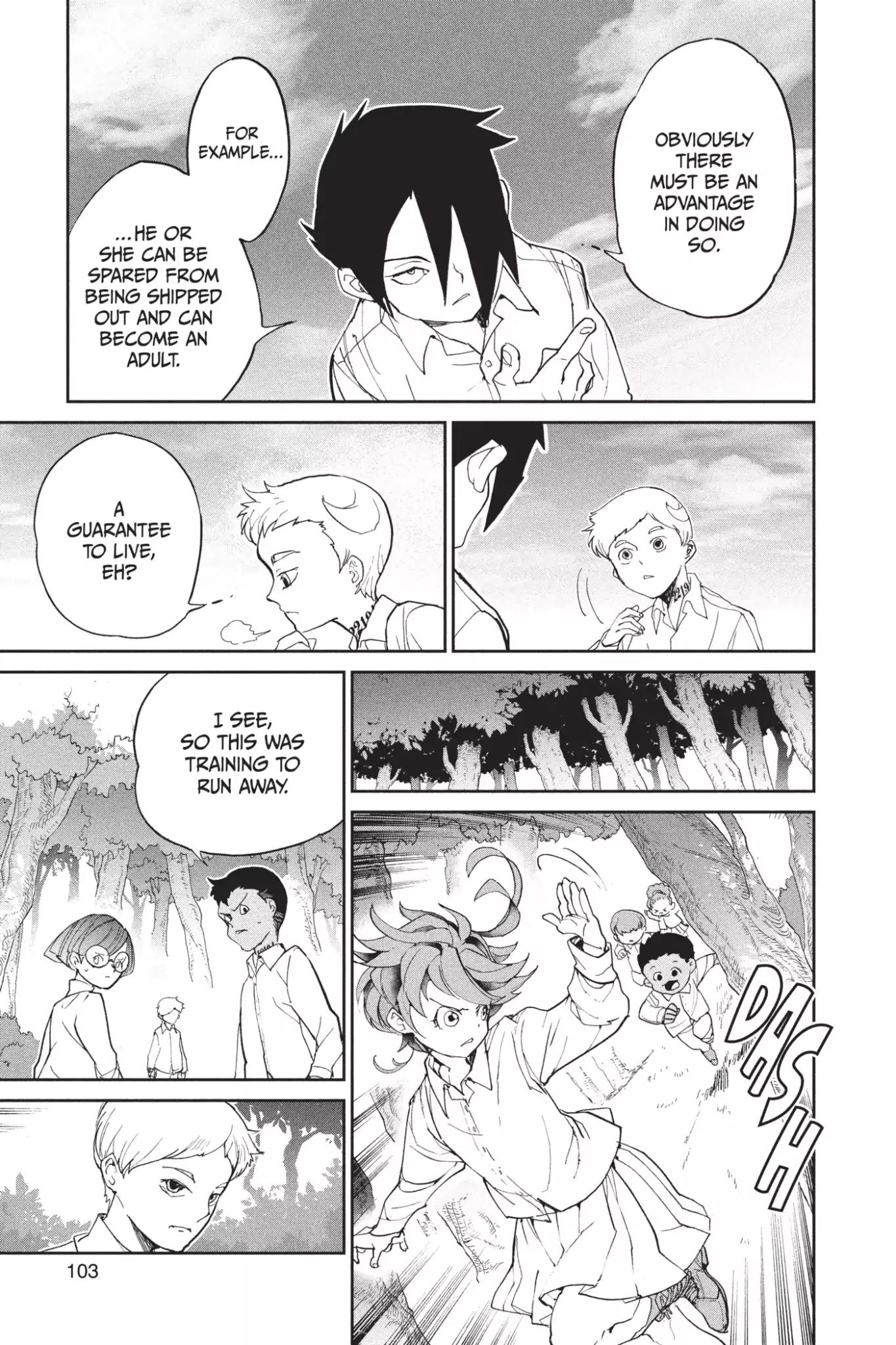 Yakusoku no Neverland Chapter 12 page 15 - Chapter 12: Traitor, Part 2