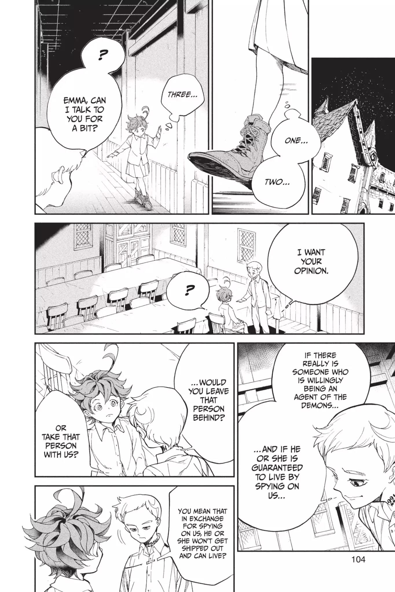 Yakusoku no Neverland Chapter 12 page 16 - Chapter 12: Traitor, Part 2