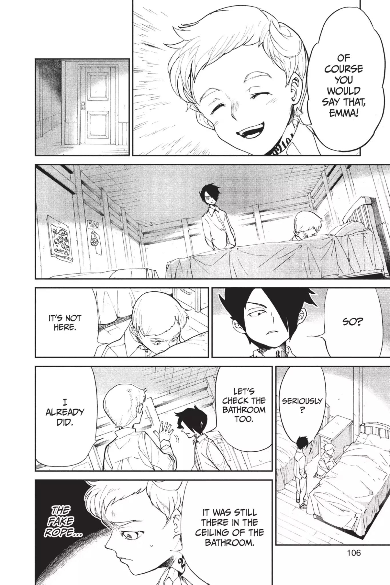 Yakusoku no Neverland Chapter 12 page 18 - Chapter 12: Traitor, Part 2