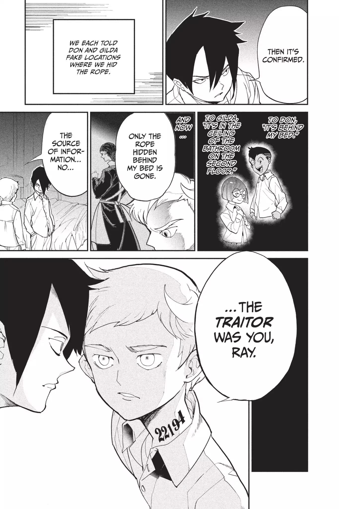 Yakusoku no Neverland Chapter 12 page 19 - Chapter 12: Traitor, Part 2