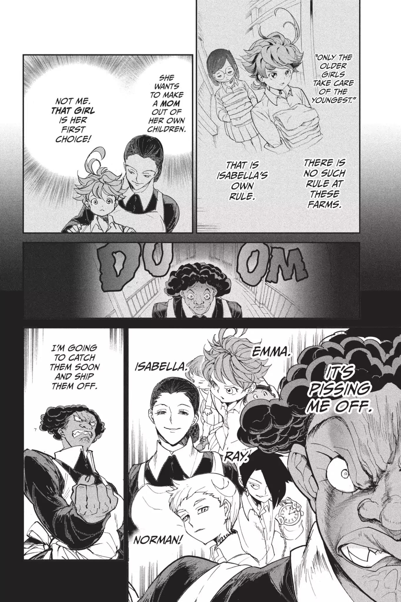Yakusoku no Neverland Chapter 12 page 4 - Chapter 12: Traitor, Part 2