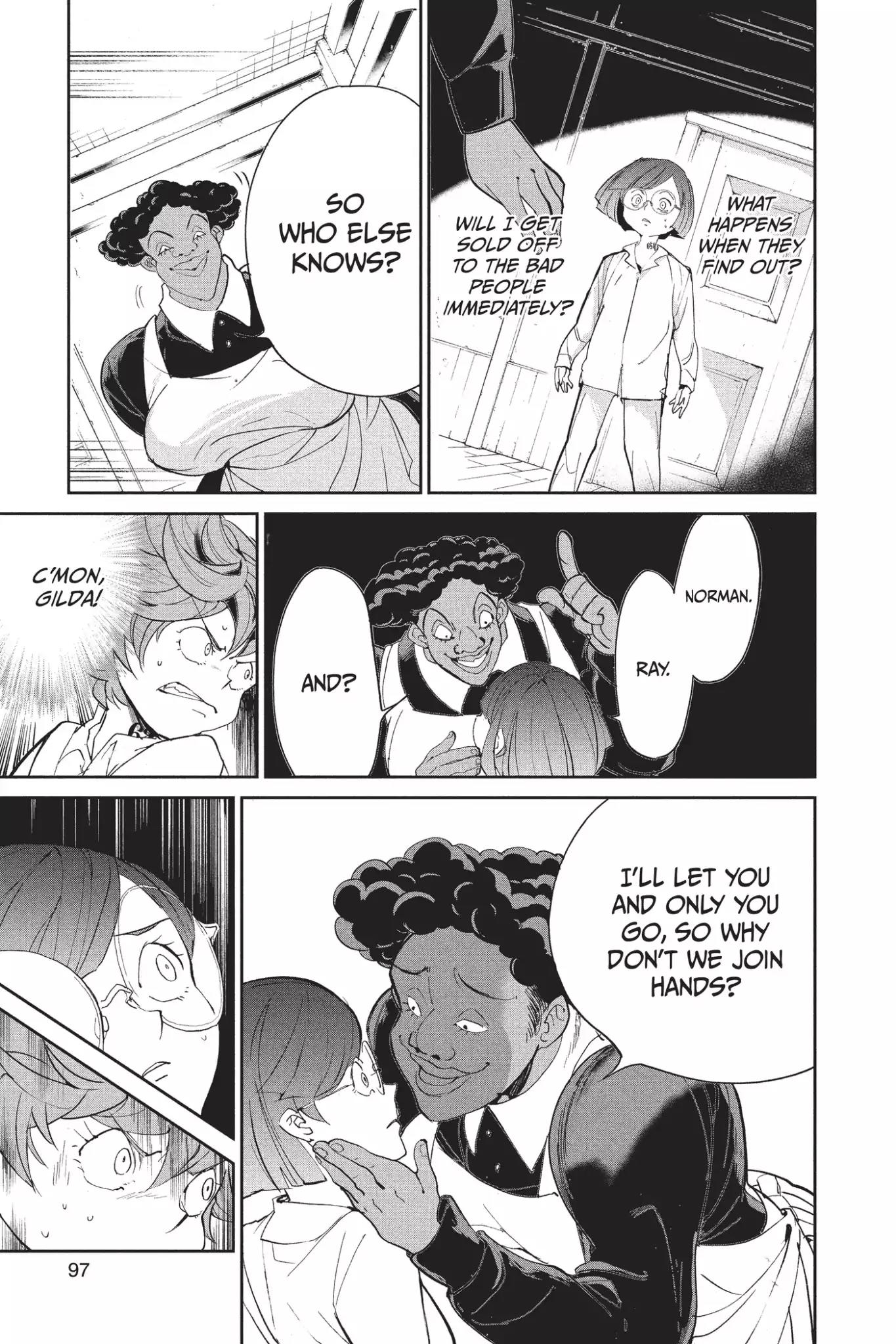 Yakusoku no Neverland Chapter 12 page 9 - Chapter 12: Traitor, Part 2