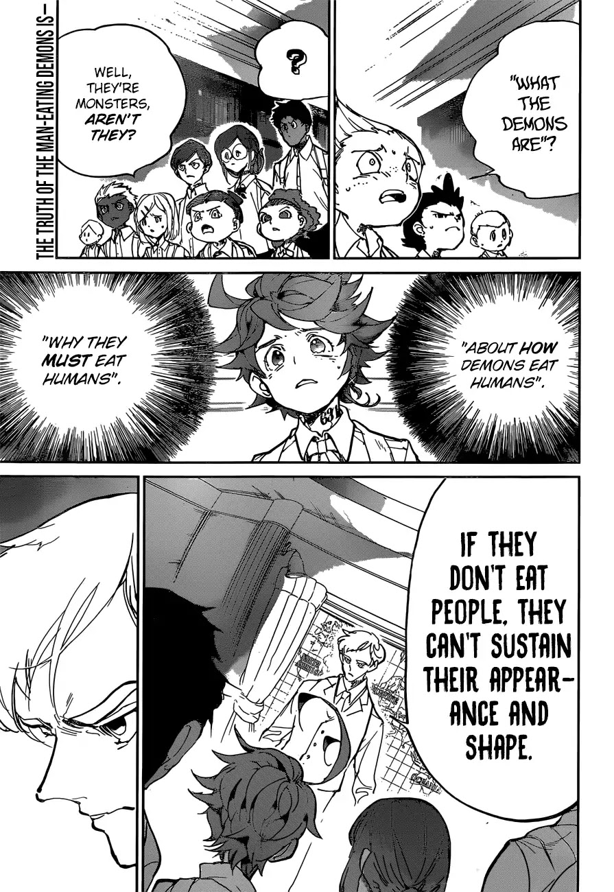 Yakusoku no Neverland Chapter 120 page 1 - Chapter 120 : Formless Monsters