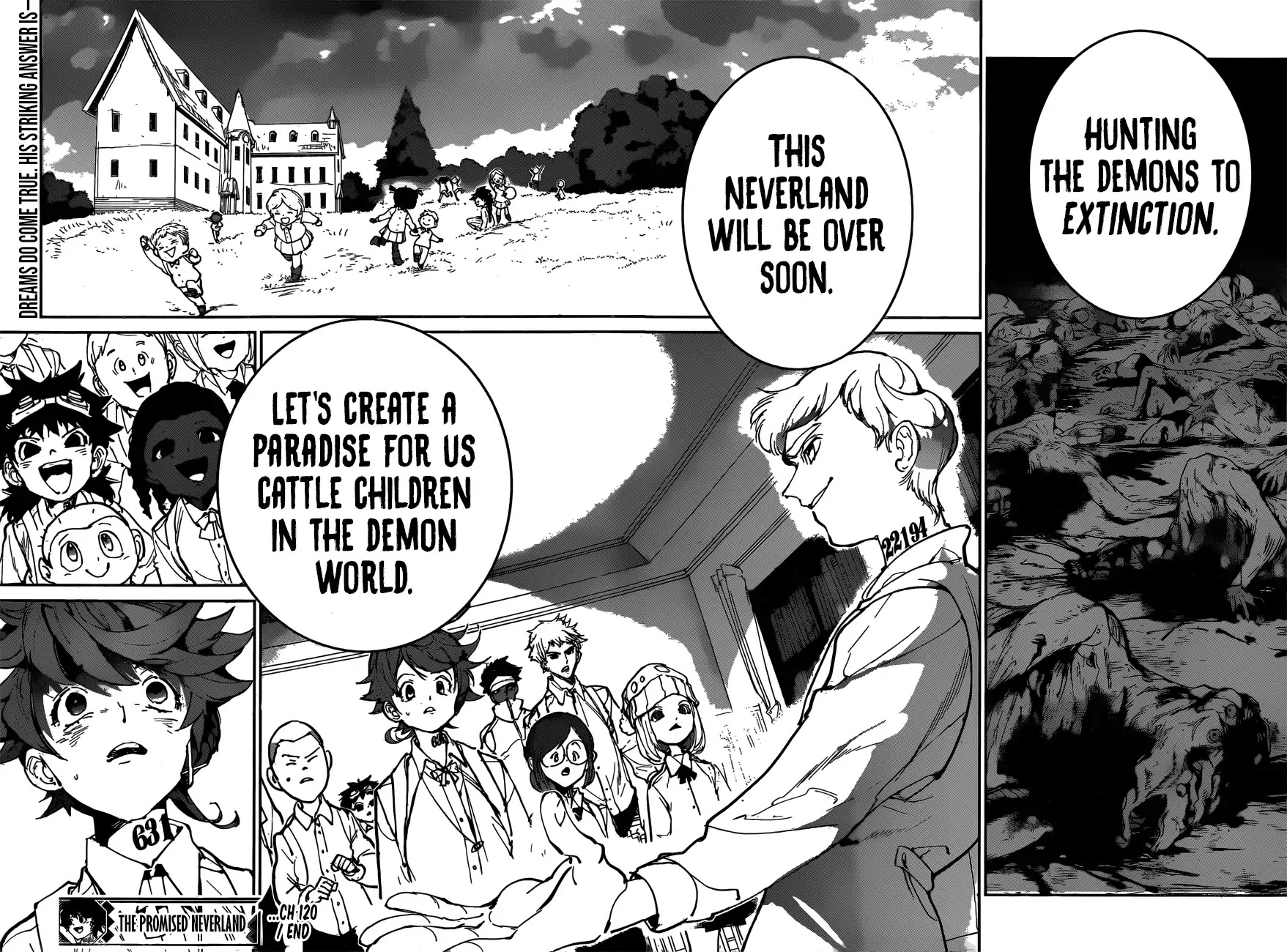 Yakusoku no Neverland Chapter 120 page 17 - Chapter 120 : Formless Monsters