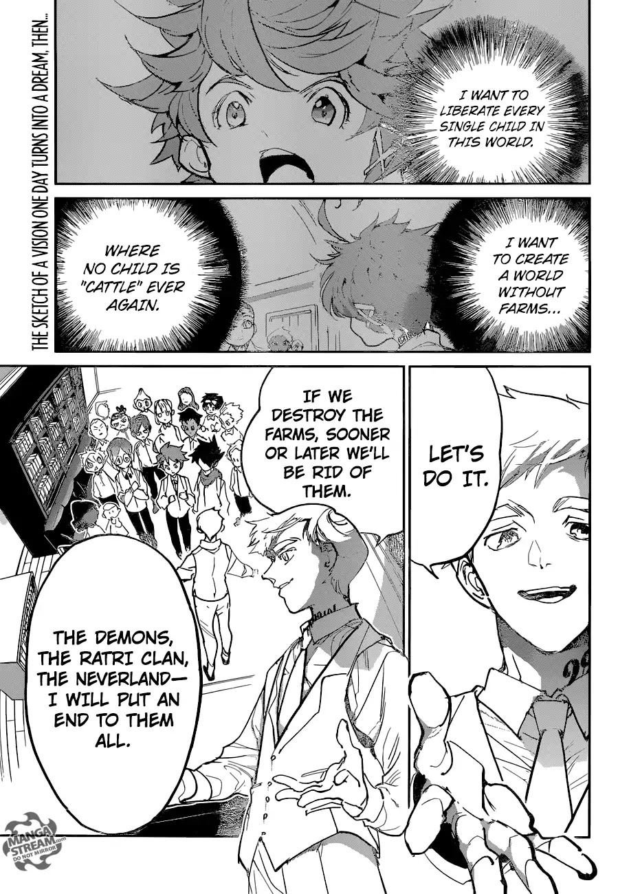 Yakusoku no Neverland Chapter 121 page 1 - Chapter 121: That's Great