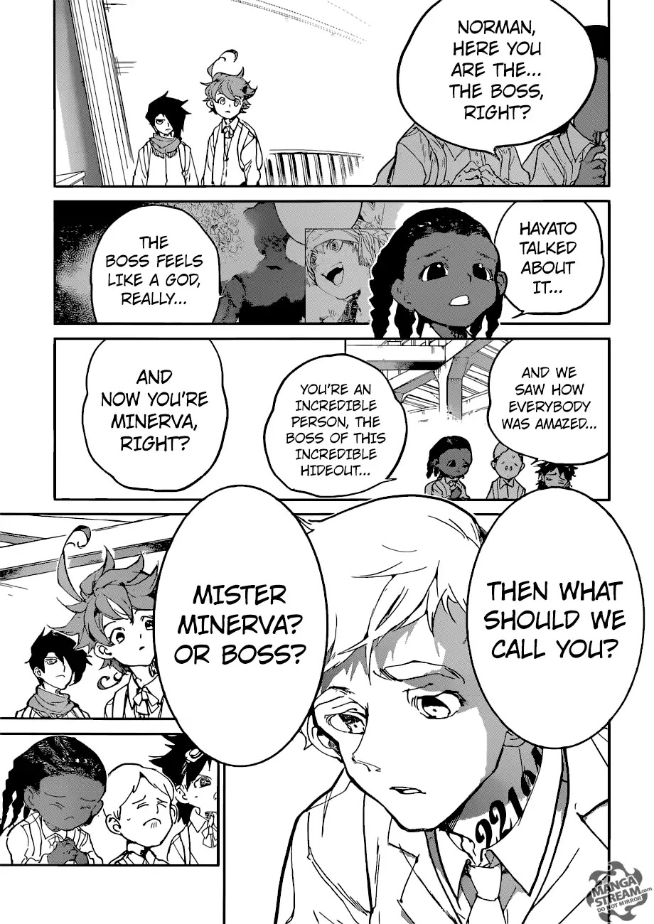 Yakusoku no Neverland Chapter 121 page 12 - Chapter 121: That's Great