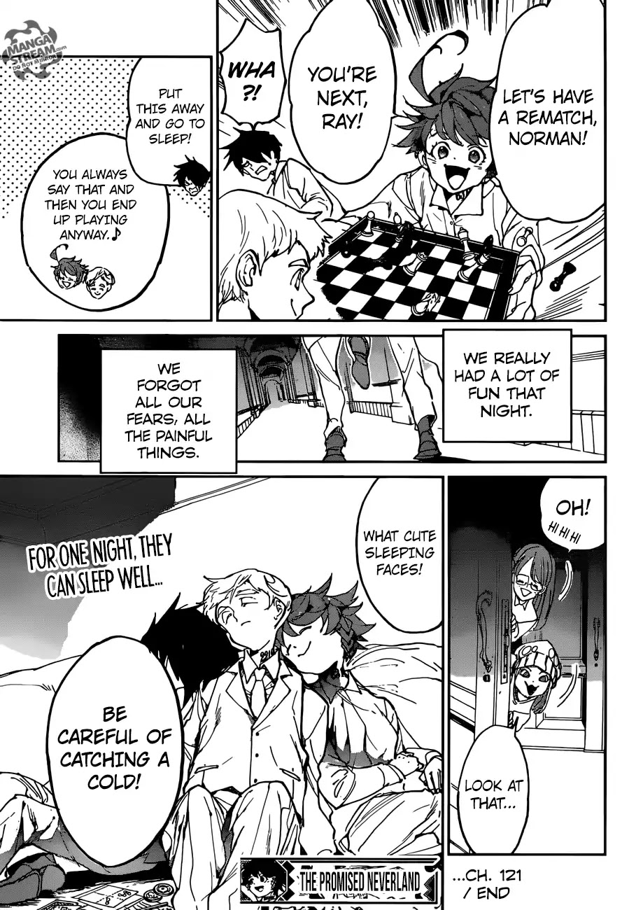 Yakusoku no Neverland Chapter 121 page 20 - Chapter 121: That's Great