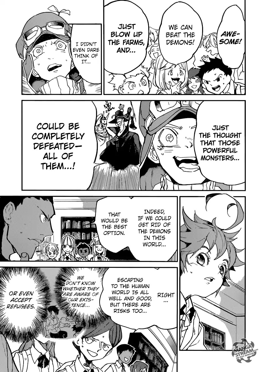Yakusoku no Neverland Chapter 121 page 4 - Chapter 121: That's Great
