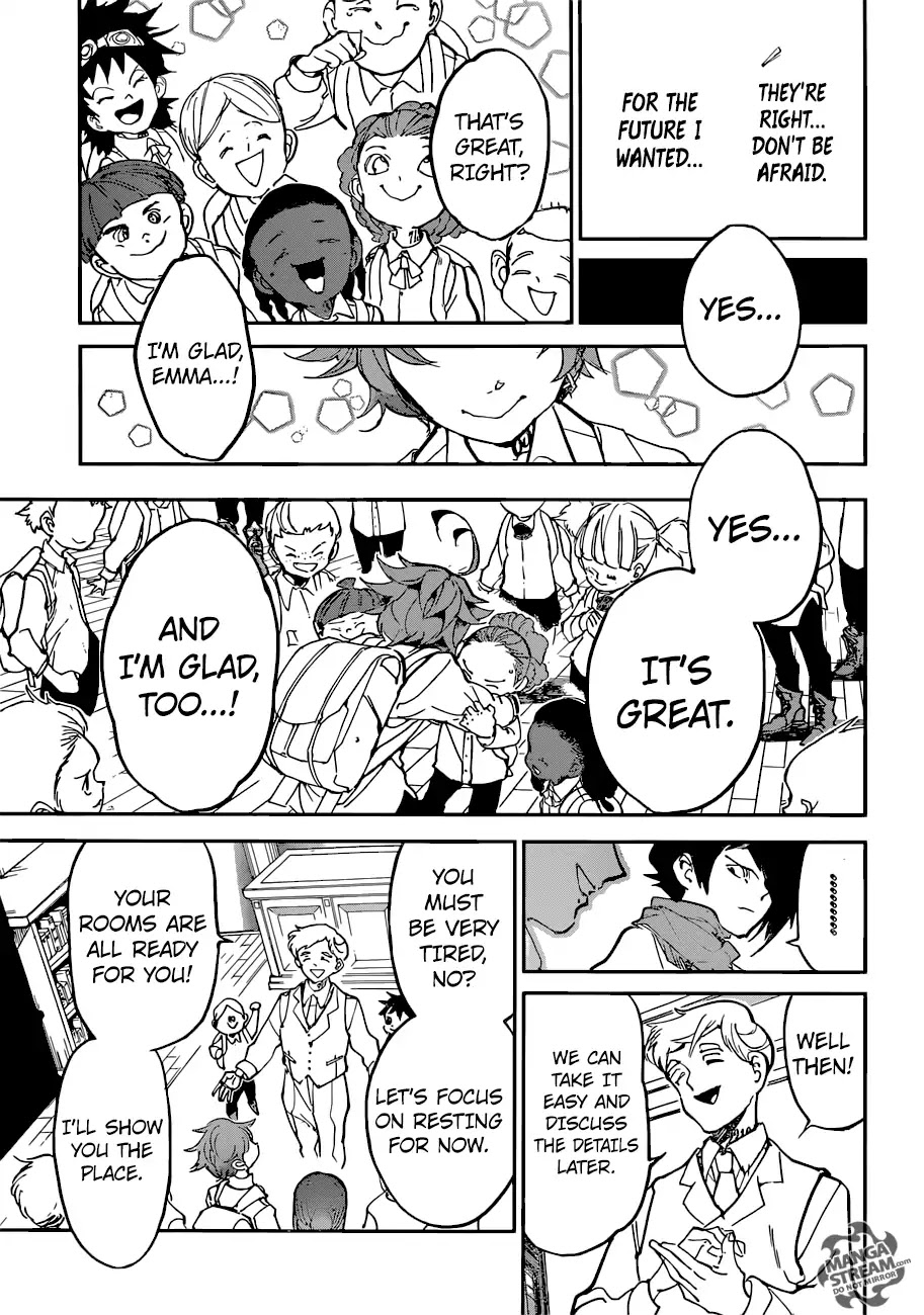 Yakusoku no Neverland Chapter 121 page 8 - Chapter 121: That's Great