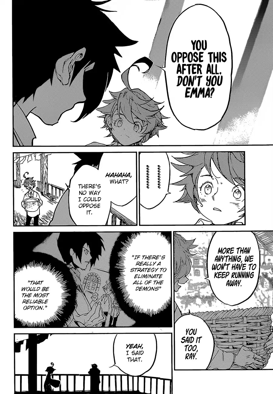 Yakusoku no Neverland Chapter 122 page 13 - Chapter 122: True Feelings