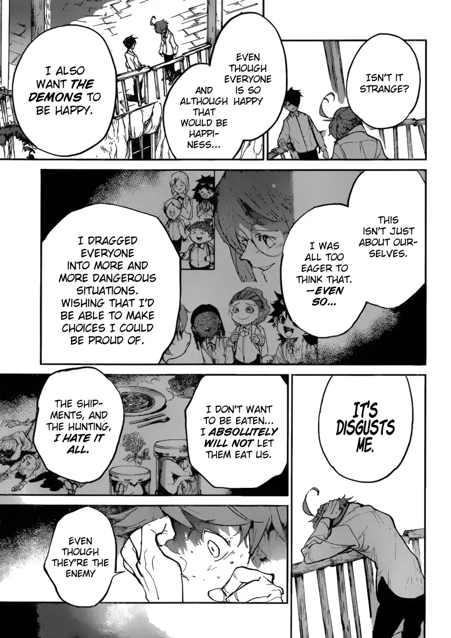 Yakusoku no Neverland Chapter 122 page 16 - Chapter 122: True Feelings