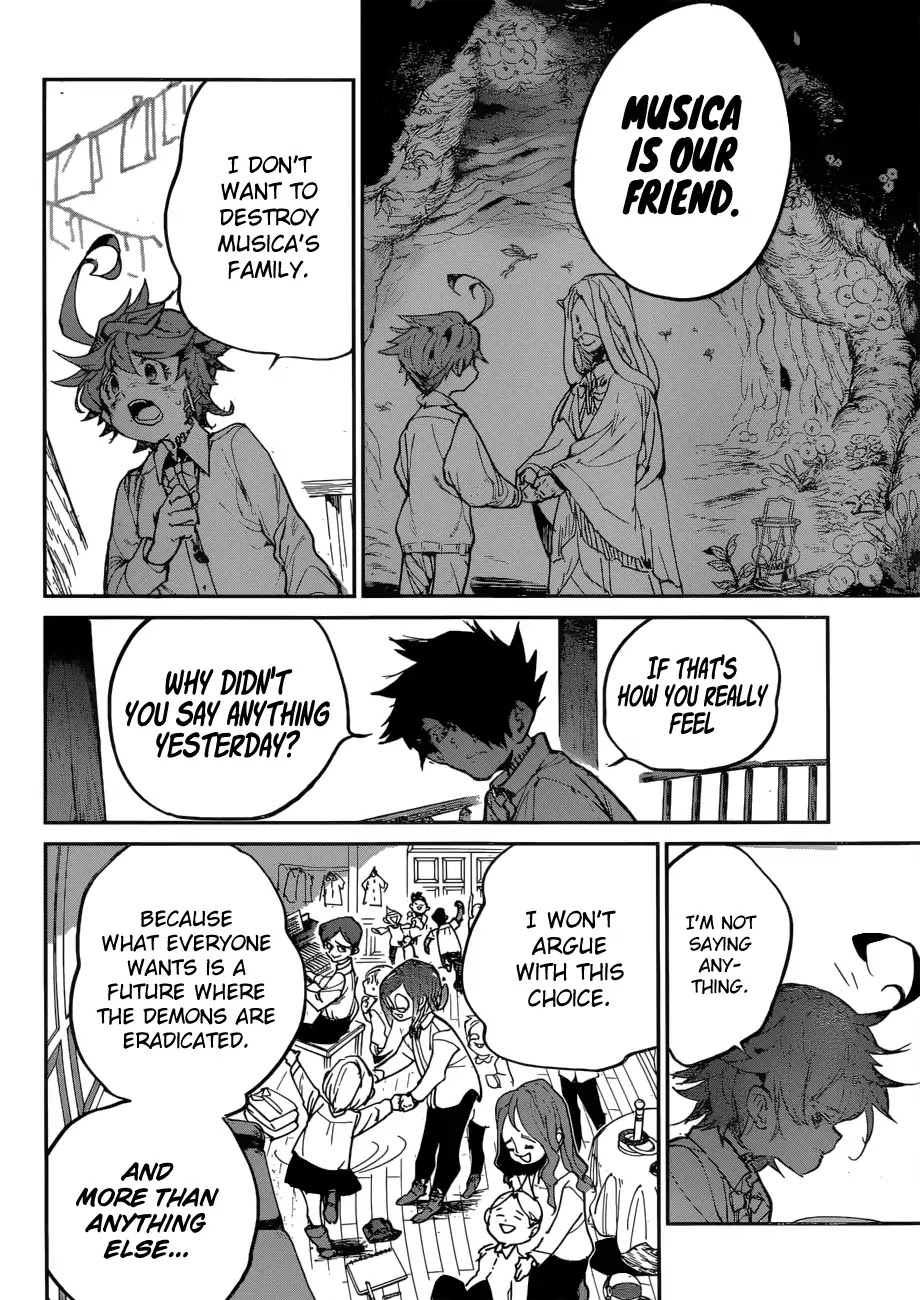 Yakusoku no Neverland Chapter 122 page 19 - Chapter 122: True Feelings
