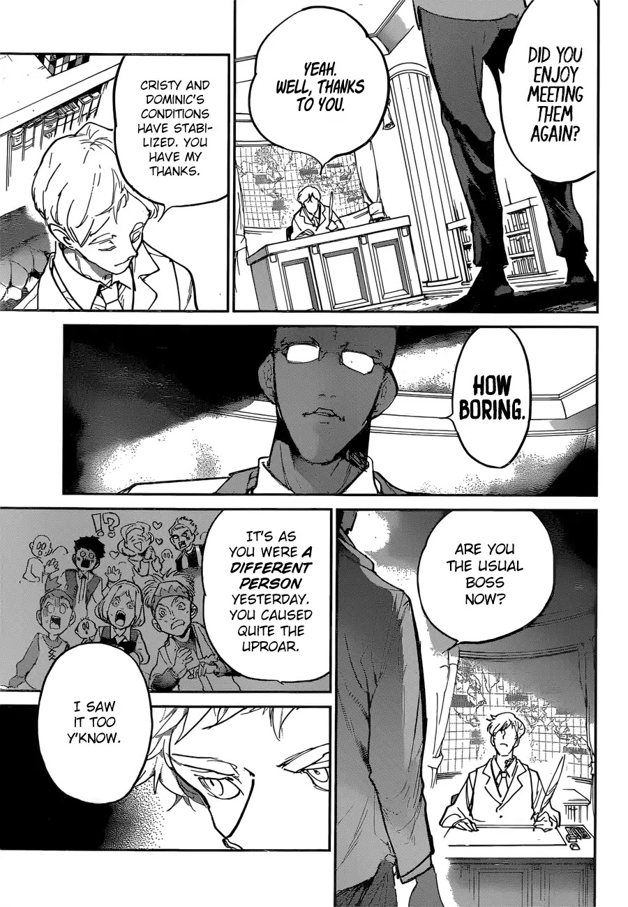 Yakusoku no Neverland Chapter 122 page 8 - Chapter 122: True Feelings