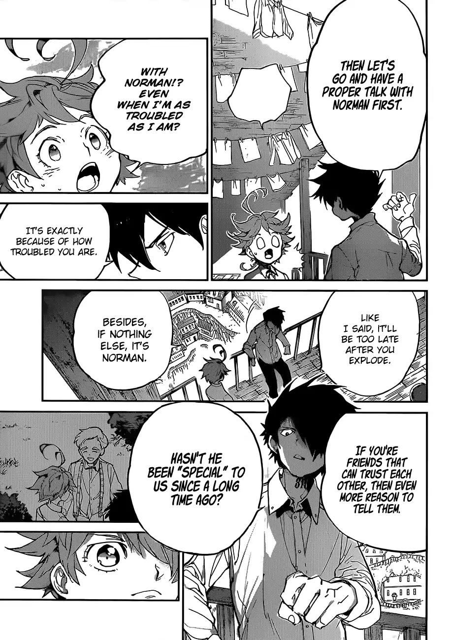 Yakusoku no Neverland Chapter 123 page 10 - Chapter 123: An Important Choice