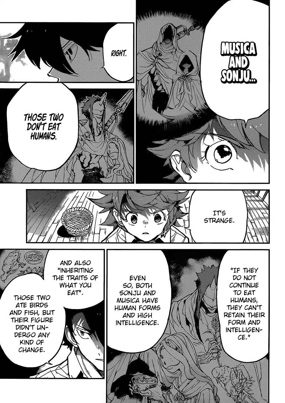 Yakusoku no Neverland Chapter 123 page 12 - Chapter 123: An Important Choice