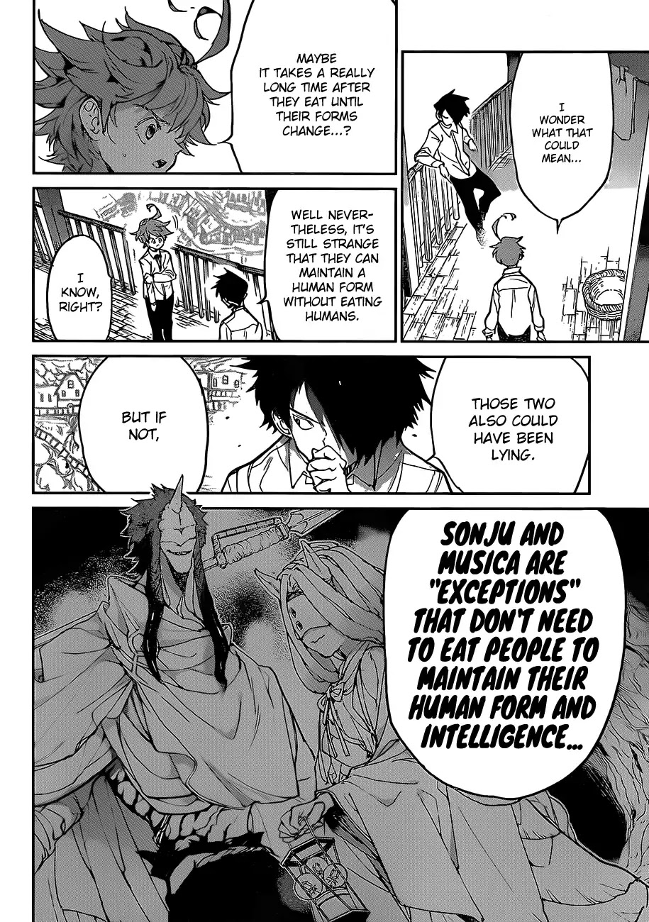 Yakusoku no Neverland Chapter 123 page 13 - Chapter 123: An Important Choice