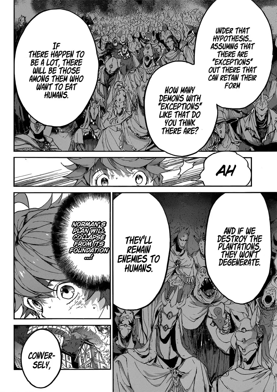 Yakusoku no Neverland Chapter 123 page 15 - Chapter 123: An Important Choice