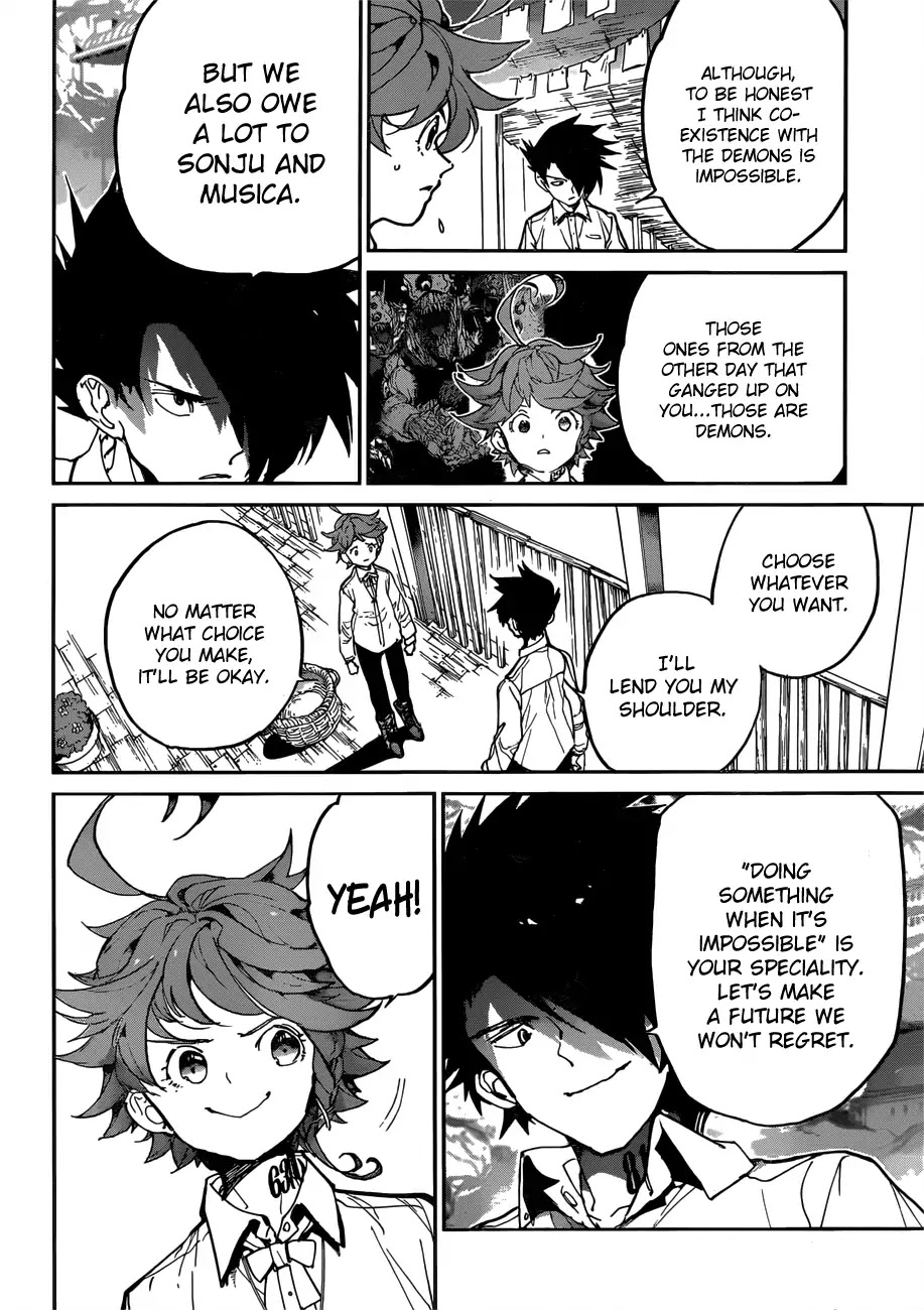Yakusoku no Neverland Chapter 123 page 17 - Chapter 123: An Important Choice
