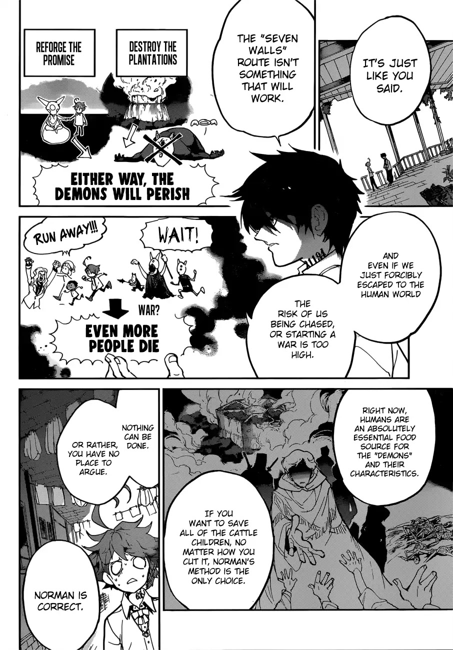 Yakusoku no Neverland Chapter 123 page 5 - Chapter 123: An Important Choice