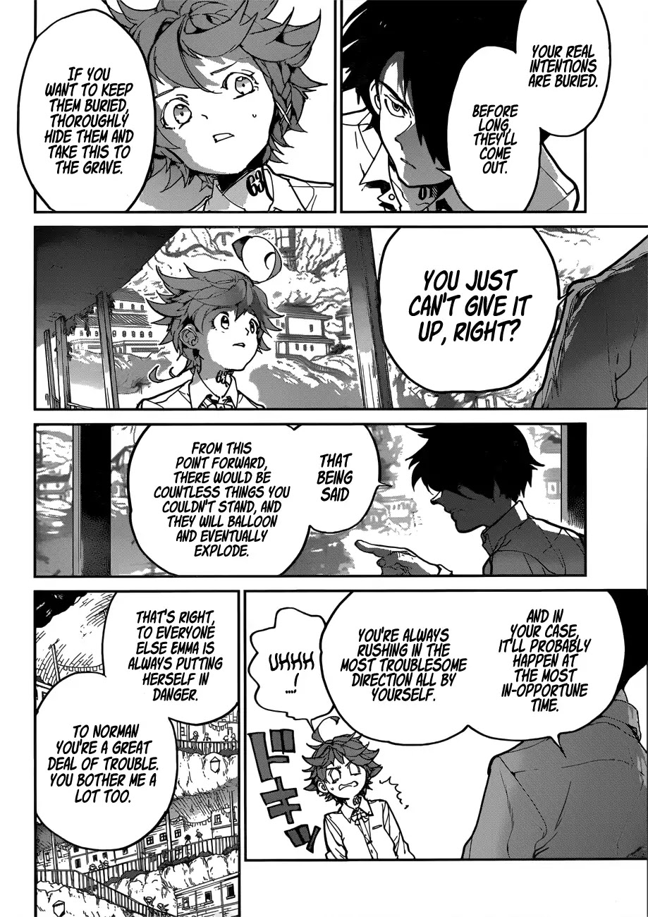 Yakusoku no Neverland Chapter 123 page 7 - Chapter 123: An Important Choice
