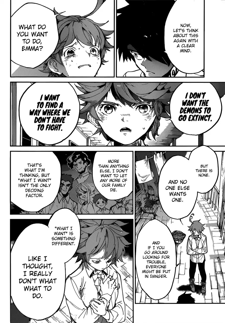 Yakusoku no Neverland Chapter 123 page 9 - Chapter 123: An Important Choice