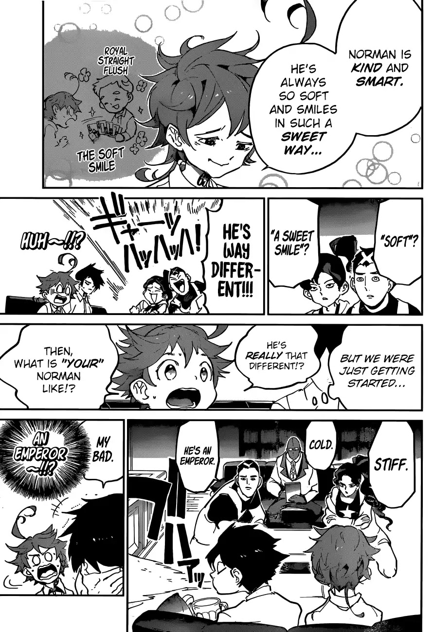 Yakusoku no Neverland Chapter 124 page 10 - Chapter 124: Spill It