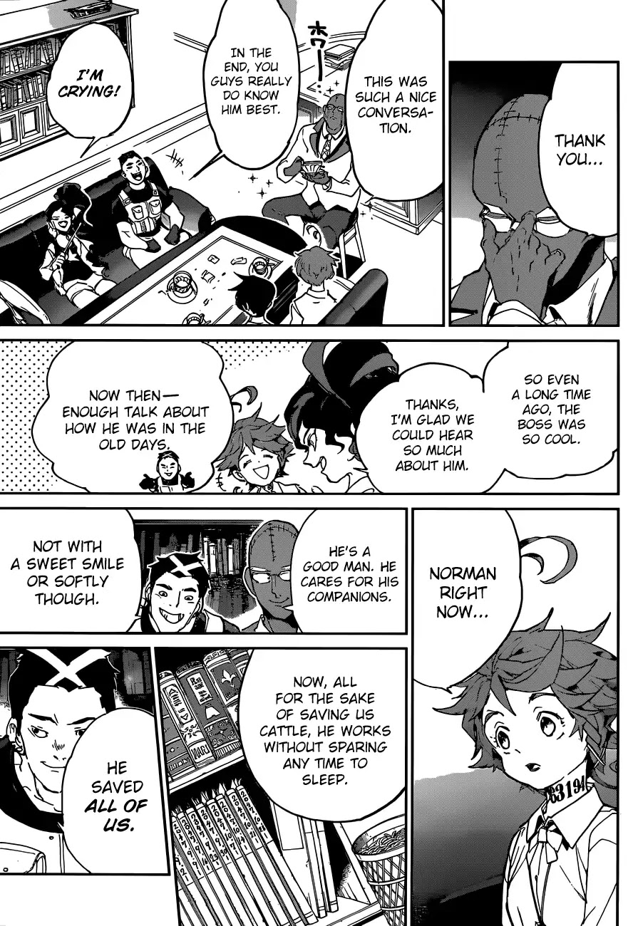 Yakusoku no Neverland Chapter 124 page 12 - Chapter 124: Spill It