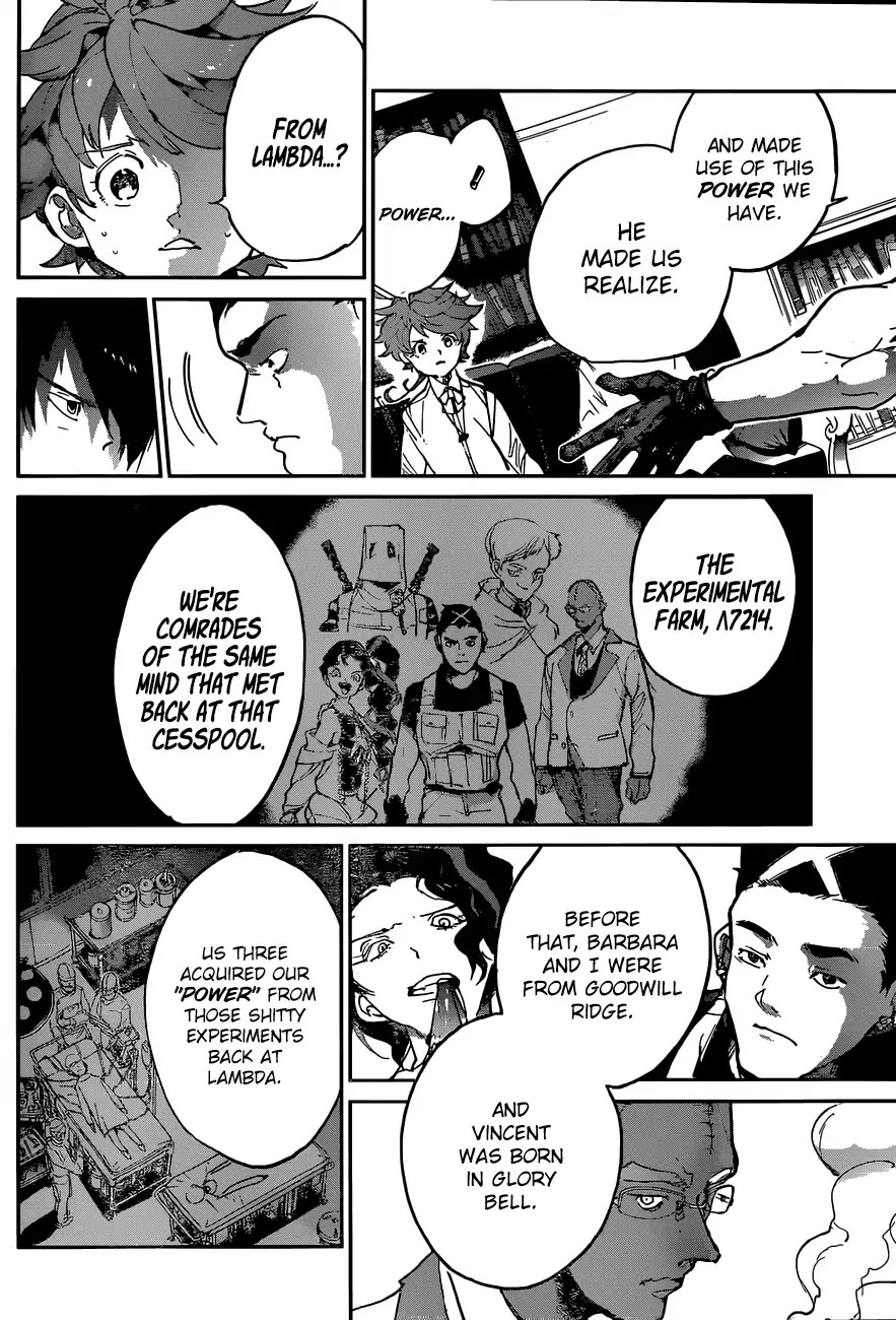 Yakusoku no Neverland Chapter 124 page 13 - Chapter 124: Spill It