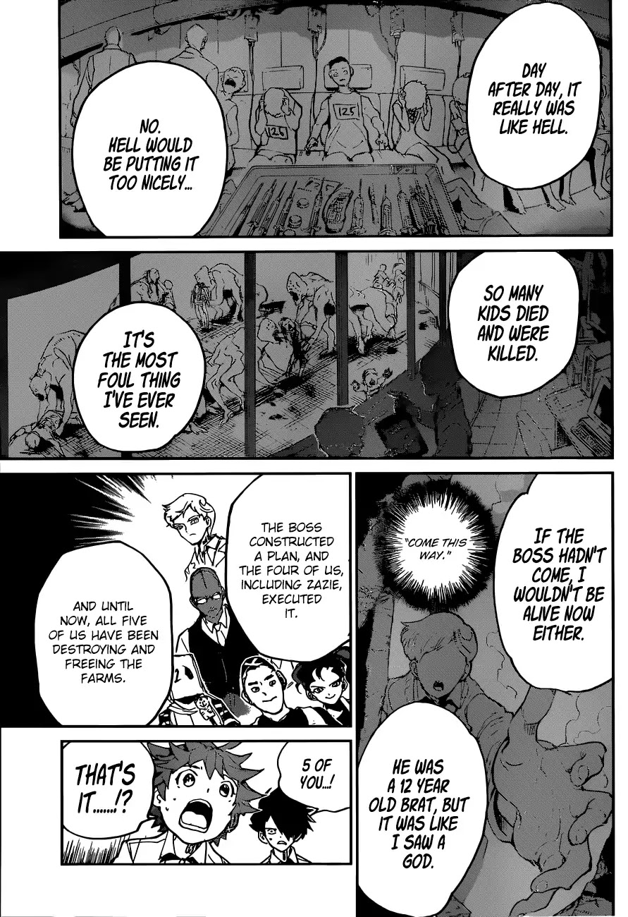 Yakusoku no Neverland Chapter 124 page 14 - Chapter 124: Spill It