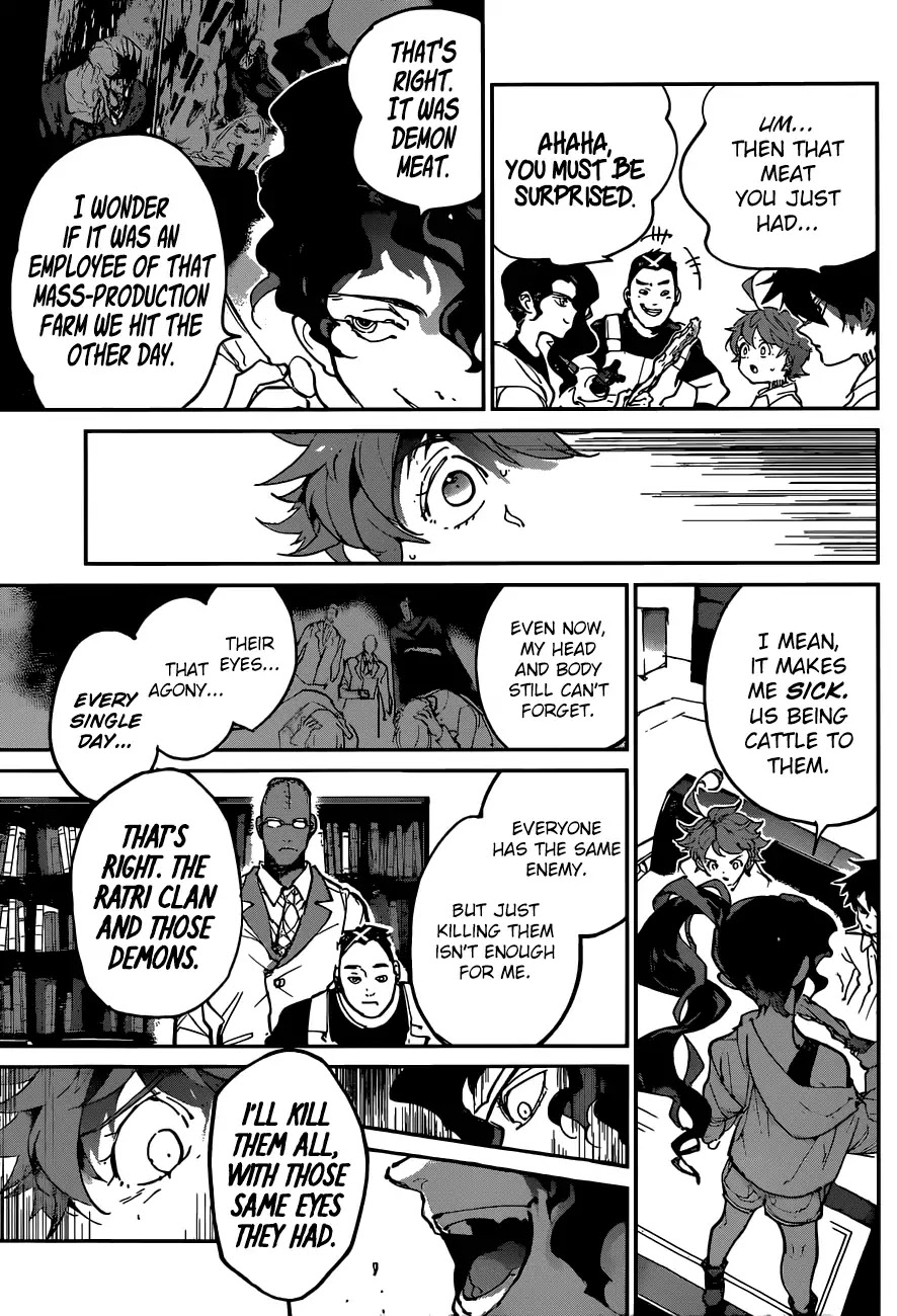 Yakusoku no Neverland Chapter 124 page 16 - Chapter 124: Spill It