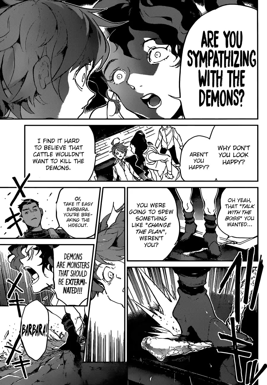 Yakusoku no Neverland Chapter 124 page 18 - Chapter 124: Spill It