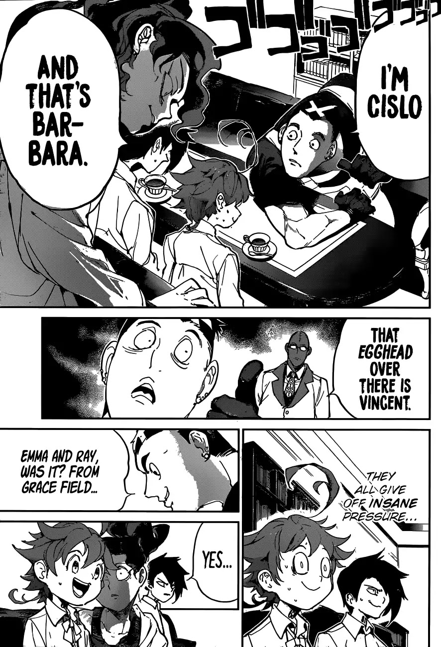 Yakusoku no Neverland Chapter 124 page 4 - Chapter 124: Spill It