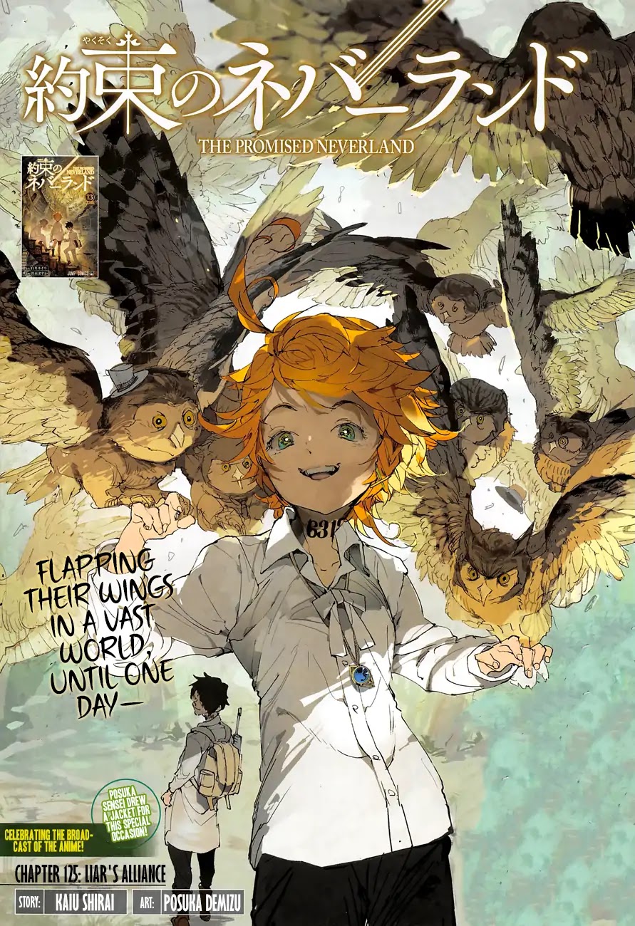 Yakusoku no Neverland Chapter 125 page 1 - Chapter 125: Liar's Alliance