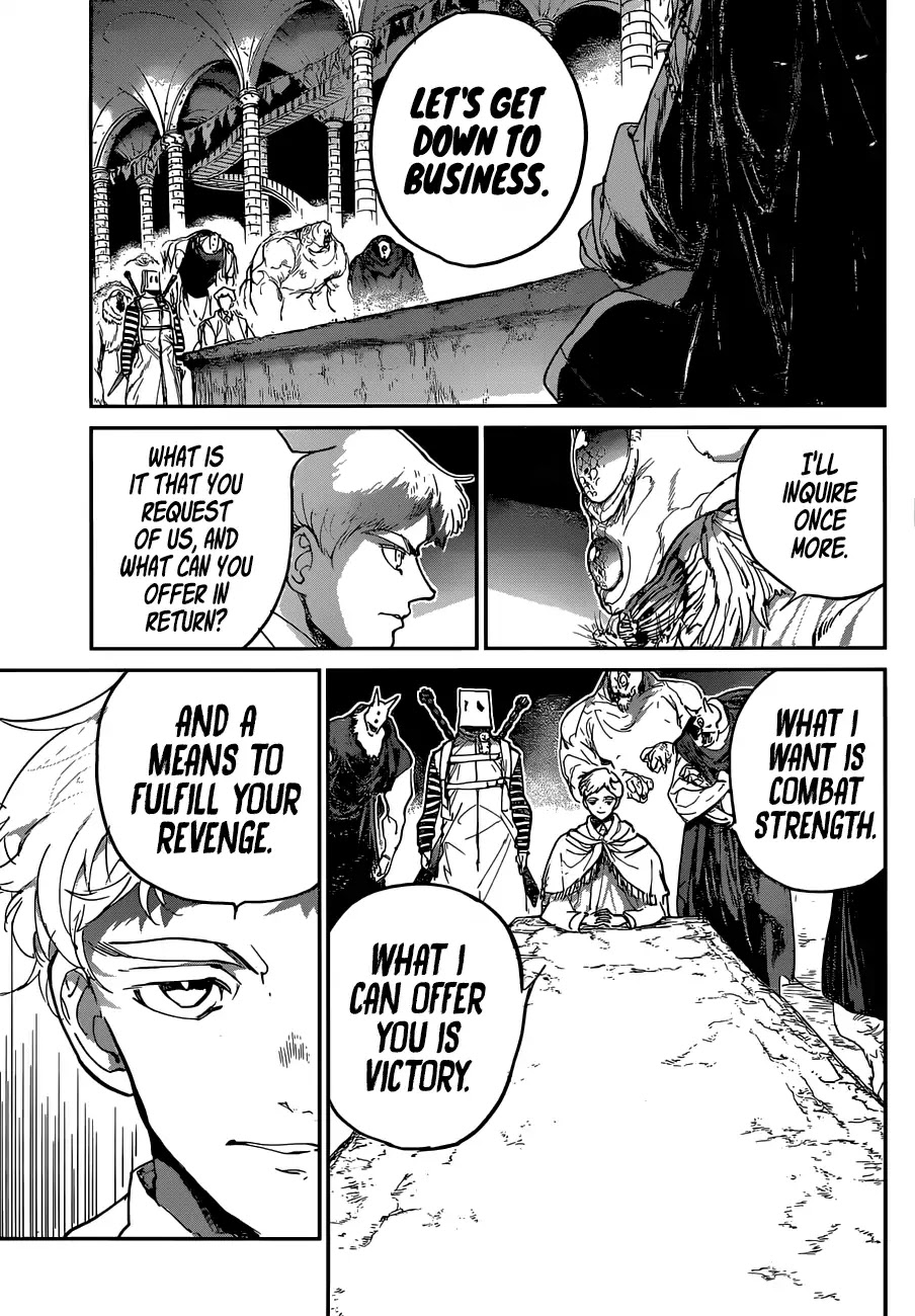 Yakusoku no Neverland Chapter 125 page 10 - Chapter 125: Liar's Alliance