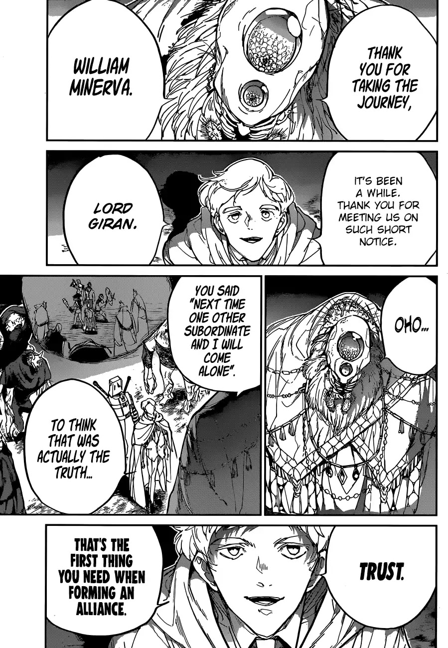 Yakusoku no Neverland Chapter 125 page 8 - Chapter 125: Liar's Alliance
