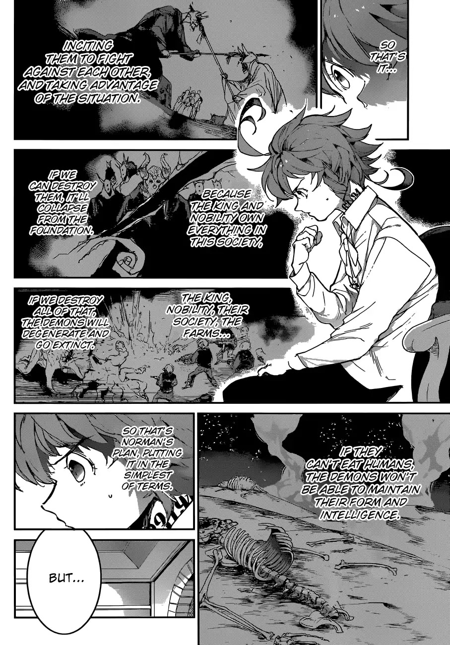 Yakusoku no Neverland Chapter 126 page 17 - Chapter 126: Three Party Dialogue