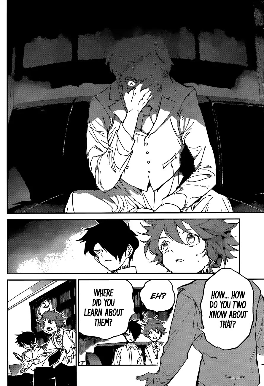 Yakusoku no Neverland Chapter 126 page 19 - Chapter 126: Three Party Dialogue