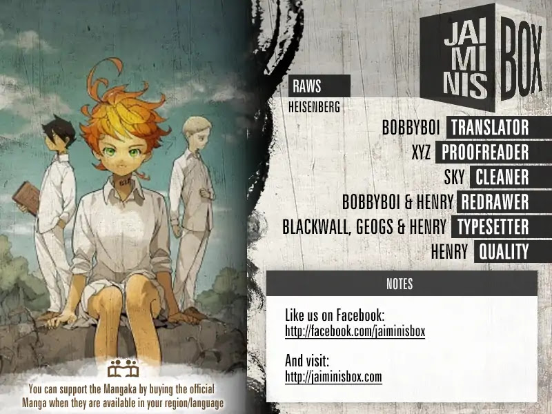 Yakusoku no Neverland Chapter 126 page 2 - Chapter 126: Three Party Dialogue