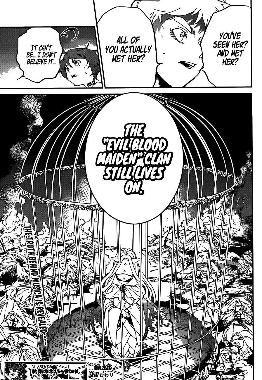 Yakusoku no Neverland Chapter 126 page 20 - Chapter 126: Three Party Dialogue