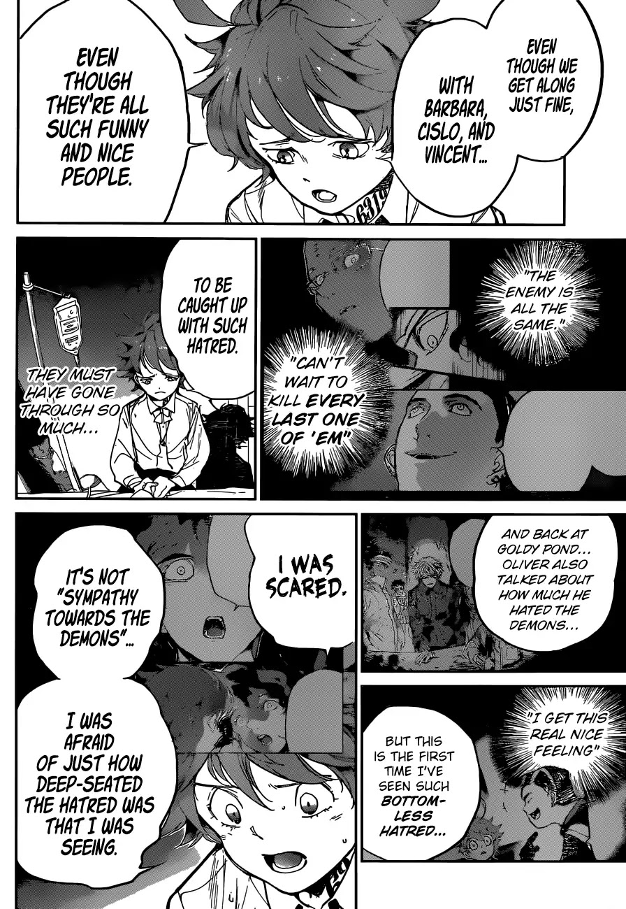 Yakusoku no Neverland Chapter 126 page 5 - Chapter 126: Three Party Dialogue