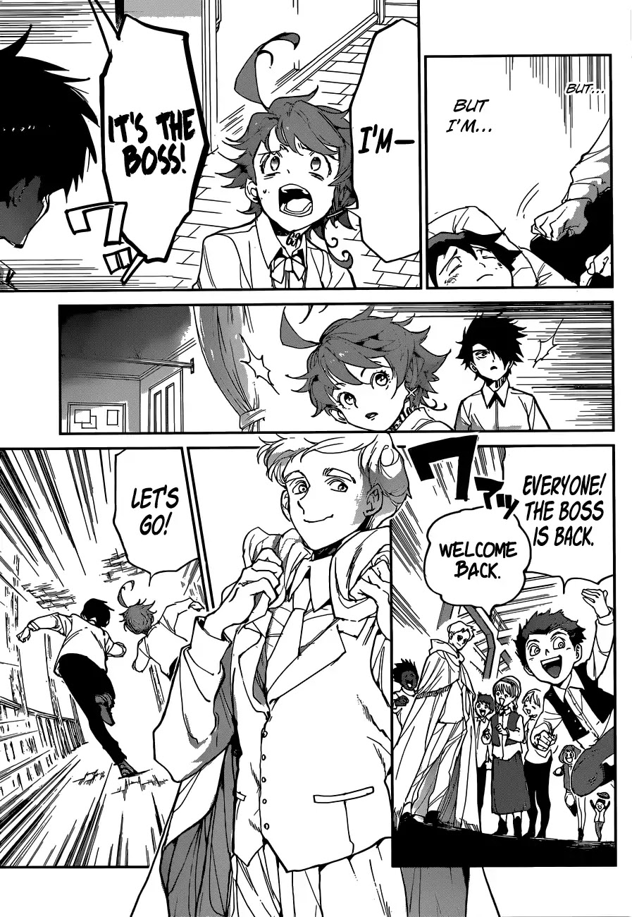 Yakusoku no Neverland Chapter 126 page 8 - Chapter 126: Three Party Dialogue