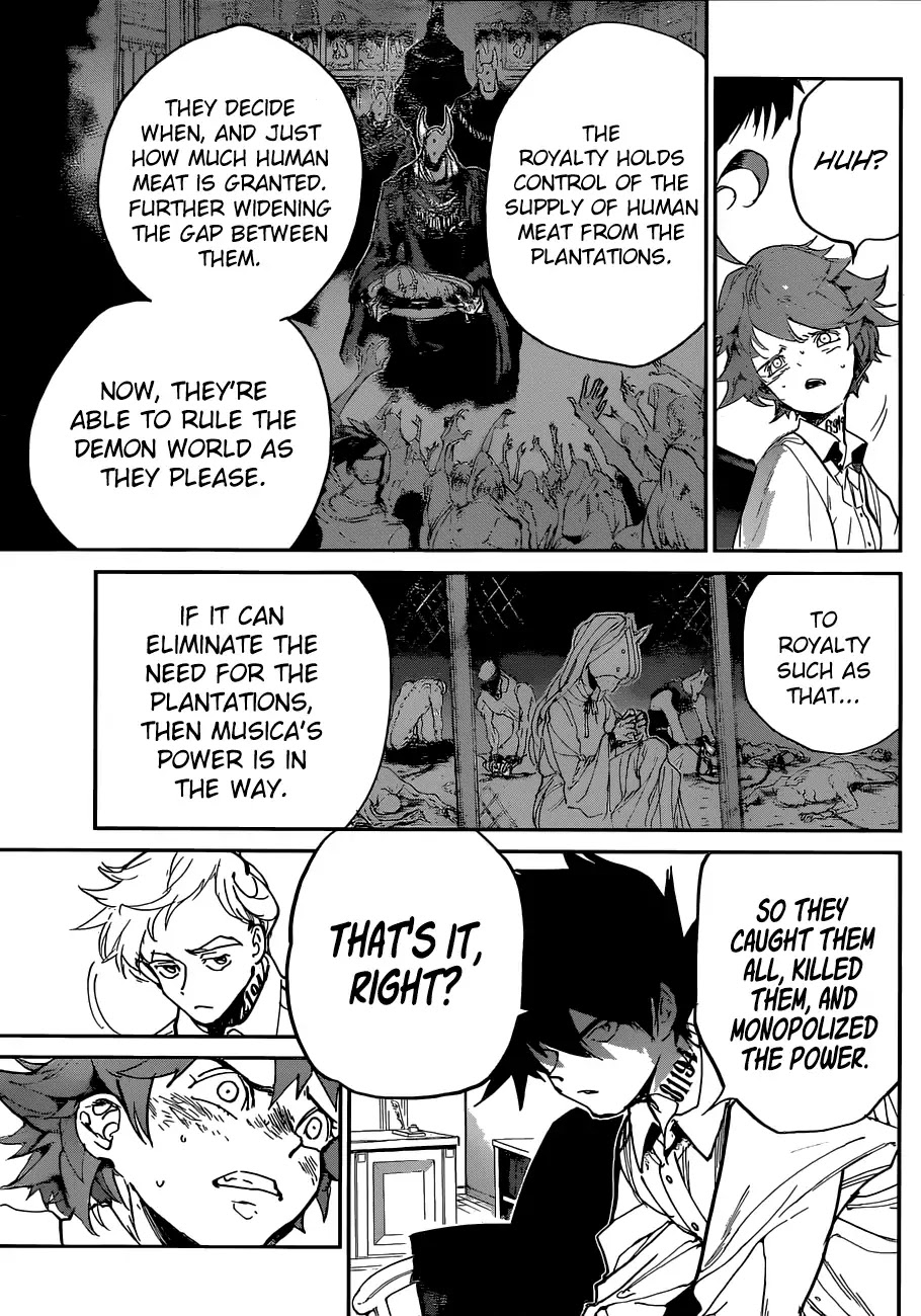Yakusoku no Neverland Chapter 127 page 12 - Chapter 127: Confrontation