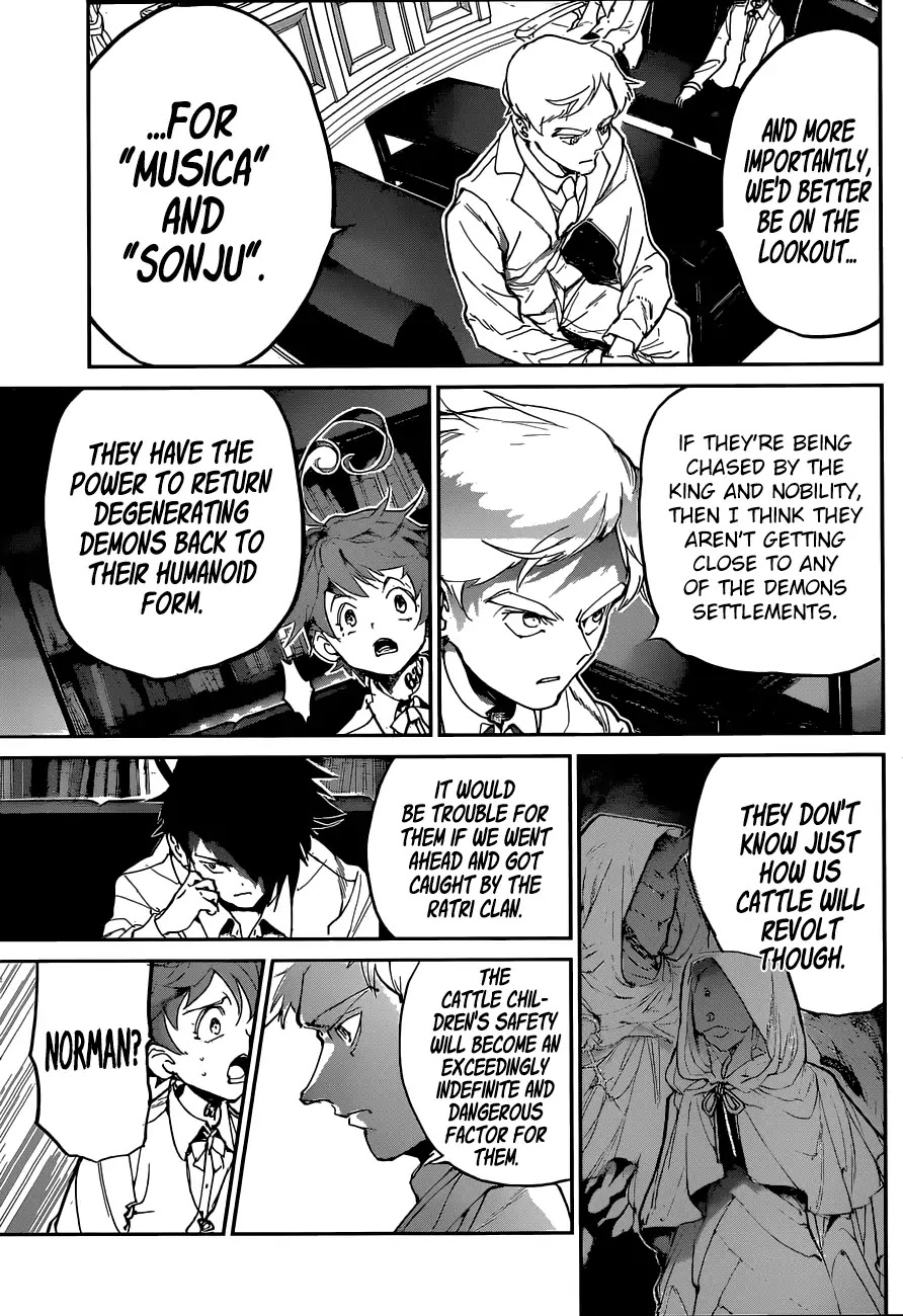 Yakusoku no Neverland Chapter 127 page 14 - Chapter 127: Confrontation