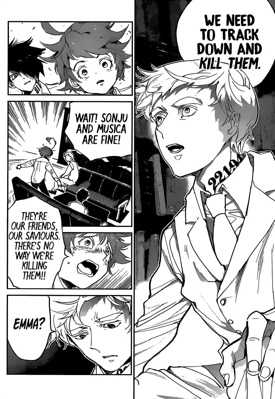 Yakusoku no Neverland Chapter 127 page 15 - Chapter 127: Confrontation